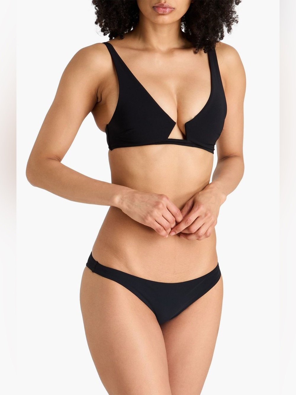 Zimmerman Rhiannon Wire Front Bikini Black Triangle Sz 8 NWT